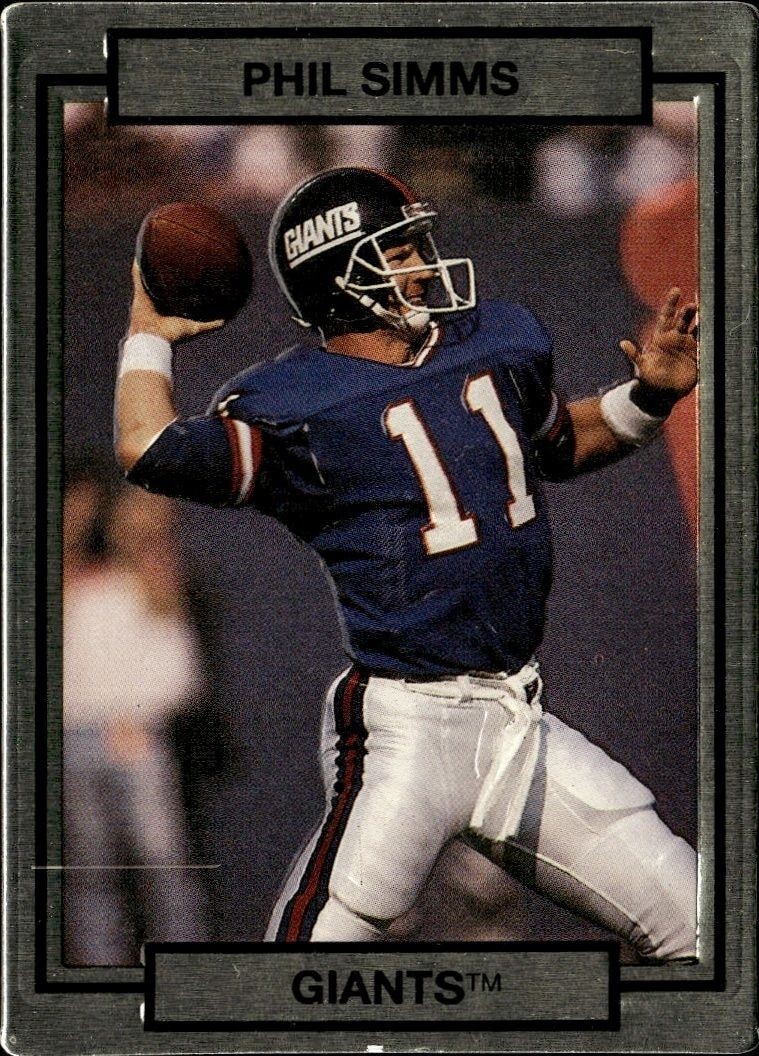 1990 Action-Packed Phil Simms #188 trading card