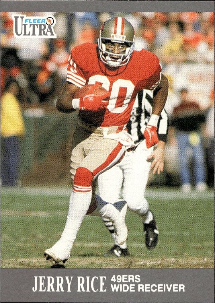 1991 Fleer Ultra Jerry Rice #254 trading card
