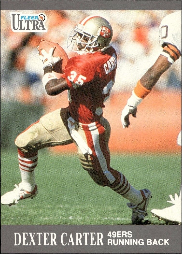 1991 Fleer Ultra Dexter Carter #245 trading card