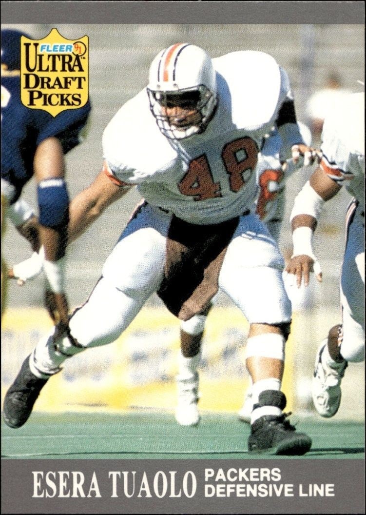 1991 Fleer Ultra Esera Tuaolo #295 trading card
