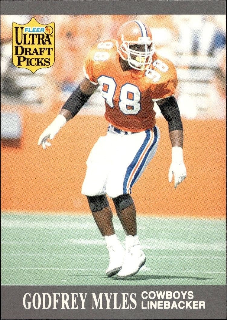1991 Fleer Ultra Godfrey Myles #292 trading card