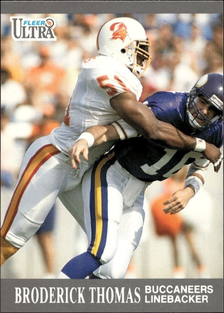 1991 Fleer Ultra Broderick Thomas #267 trading card