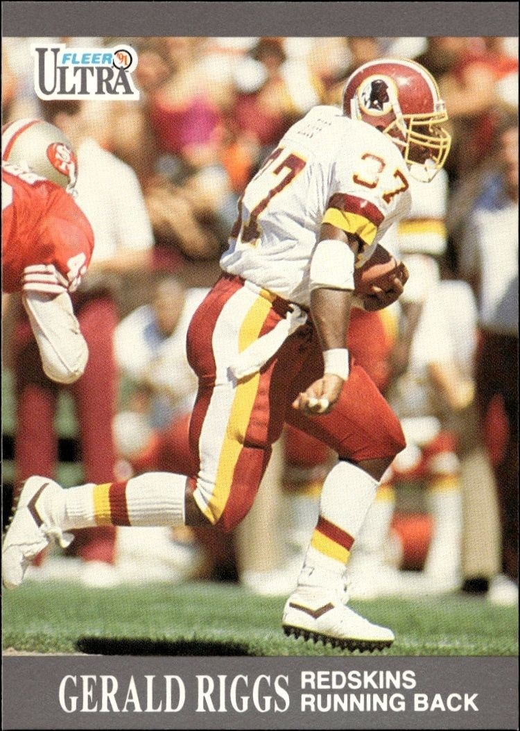 1991 Fleer Ultra Gerald Riggs #275 trading card