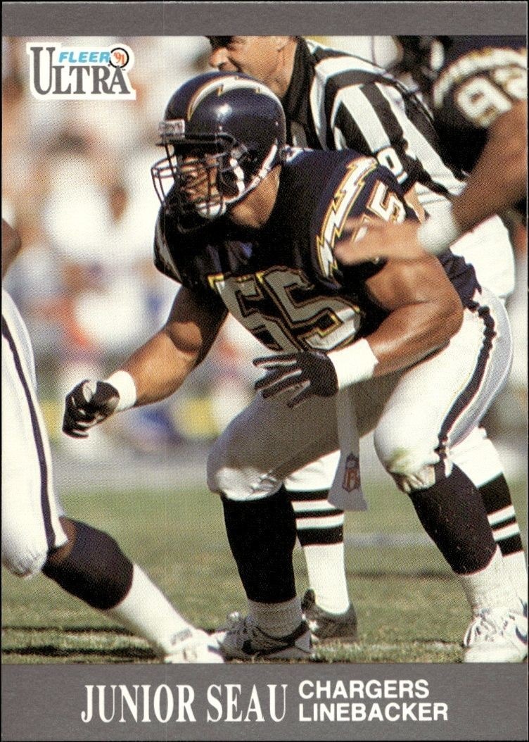 1991 Fleer Ultra Junior Seau #129 trading card