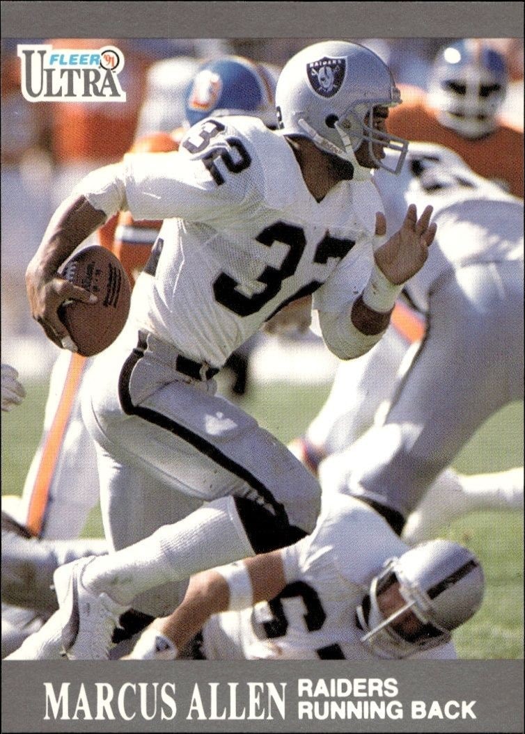 1991 Fleer Ultra Marcus Allen #75 trading card