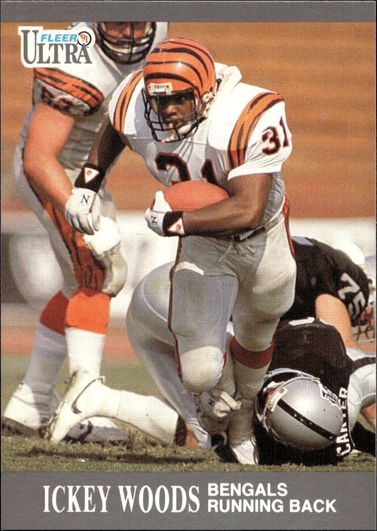 1991 Fleer Ultra Ickey Woods #23 trading card