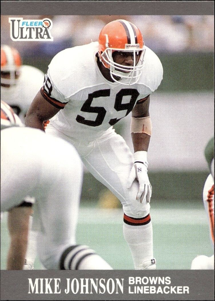 1991 Fleer Ultra Mike Johnson #28 trading card