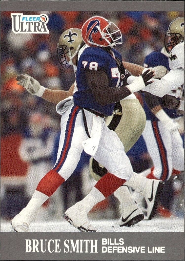 1991 Fleer Ultra Bruce Smith #8 trading card