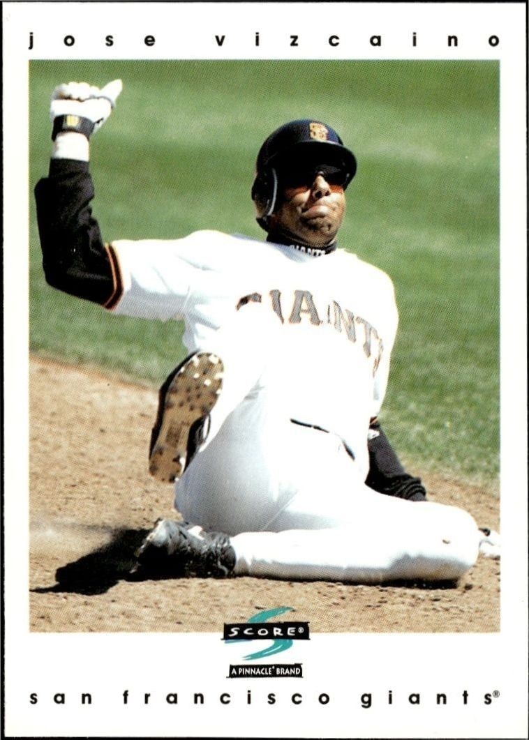 1997 Score Jose Vizcaino #449 trading card