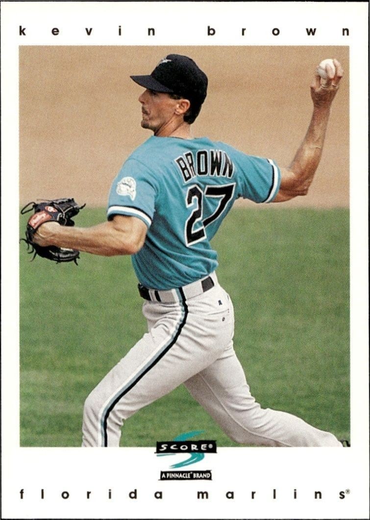 1997 Score Kevin Brown #127 trading card