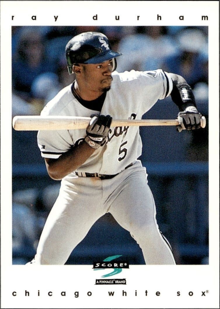 1997 Score Ray Durham #158 trading card