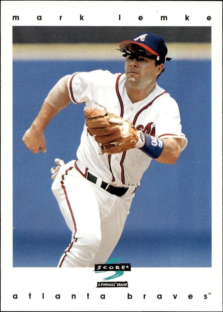 1997 Score Mark Lemke #163 trading card