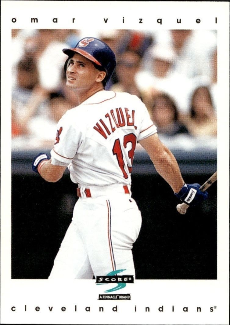 1997 Score Omar Vizquel #153 trading card