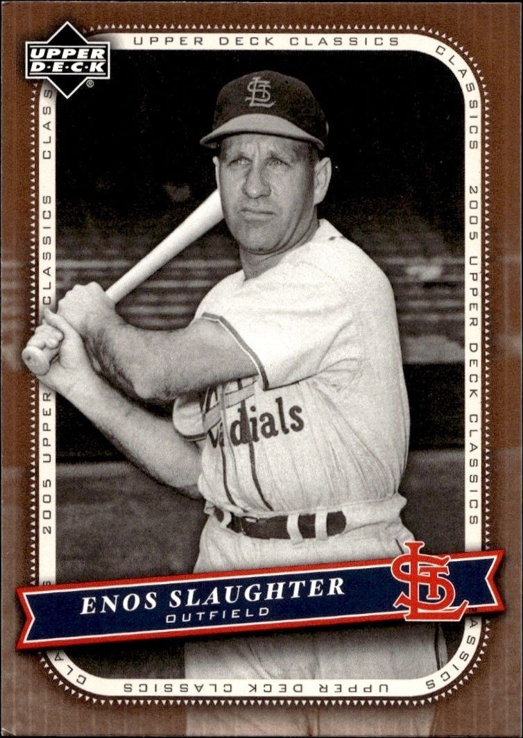 2005 Upper-Deck Classics Enos Slaughter #32 trading card