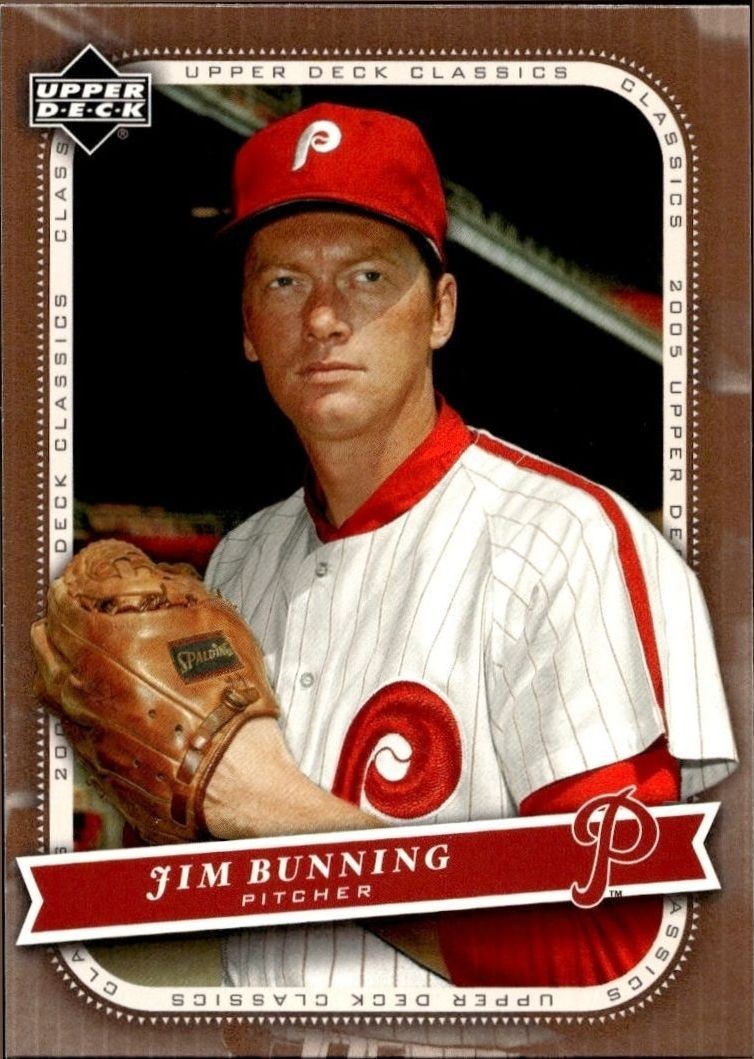 2005 Upper-Deck Classics Jim Bunning #48 trading card