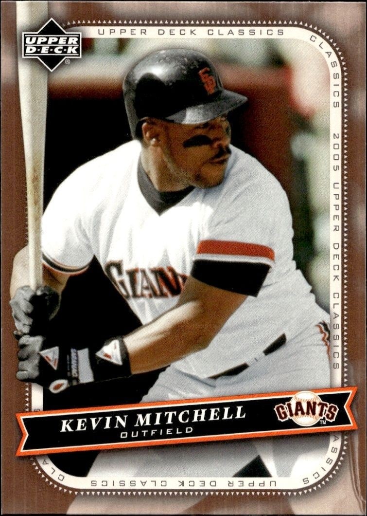 2005 Upper-Deck Classics Kevin Mitchell #63 trading card