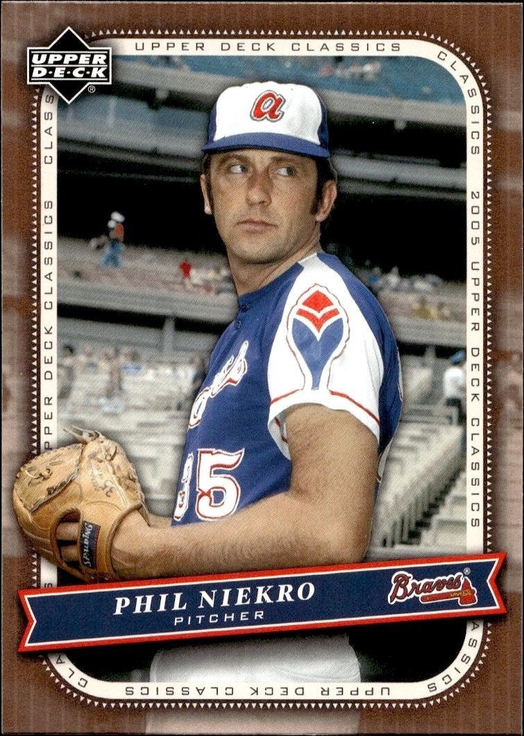2005 Upper-Deck Classics Phil Niekro #76 trading card