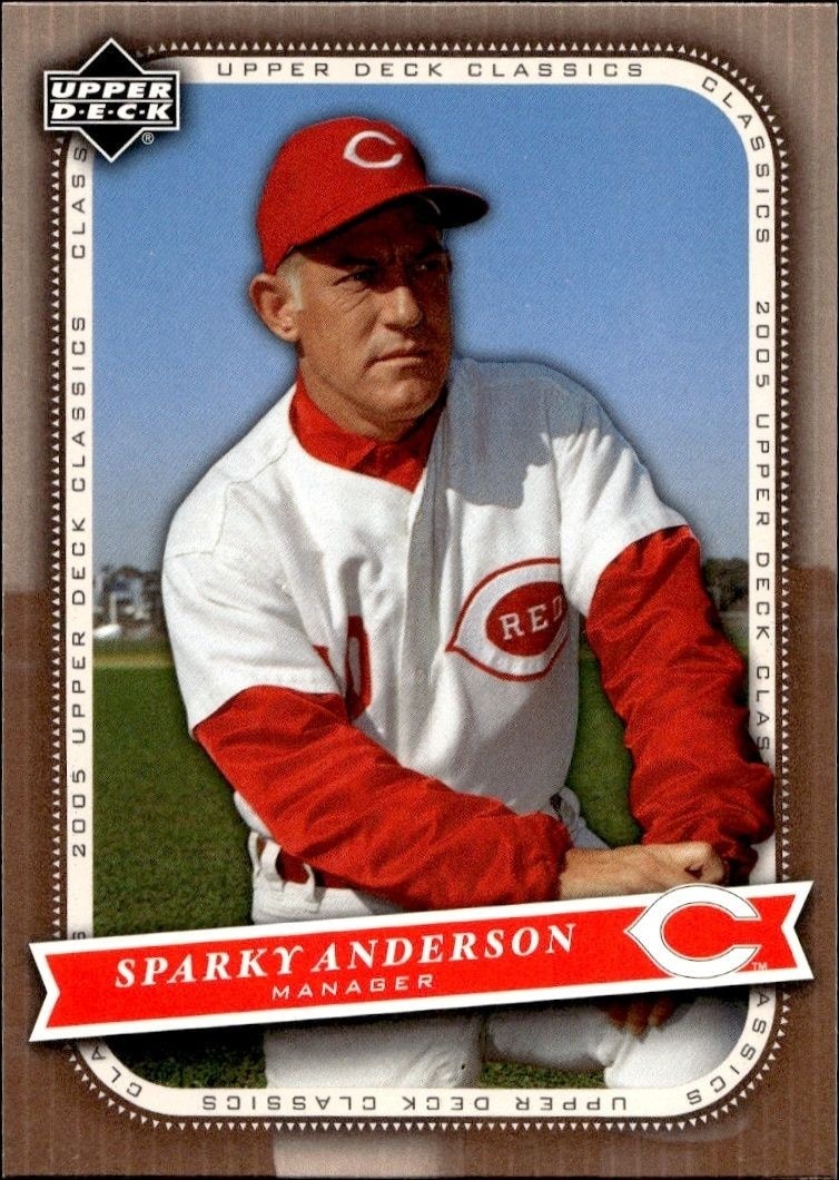2005 Upper-Deck Classics Sparky Anderson #86 trading card