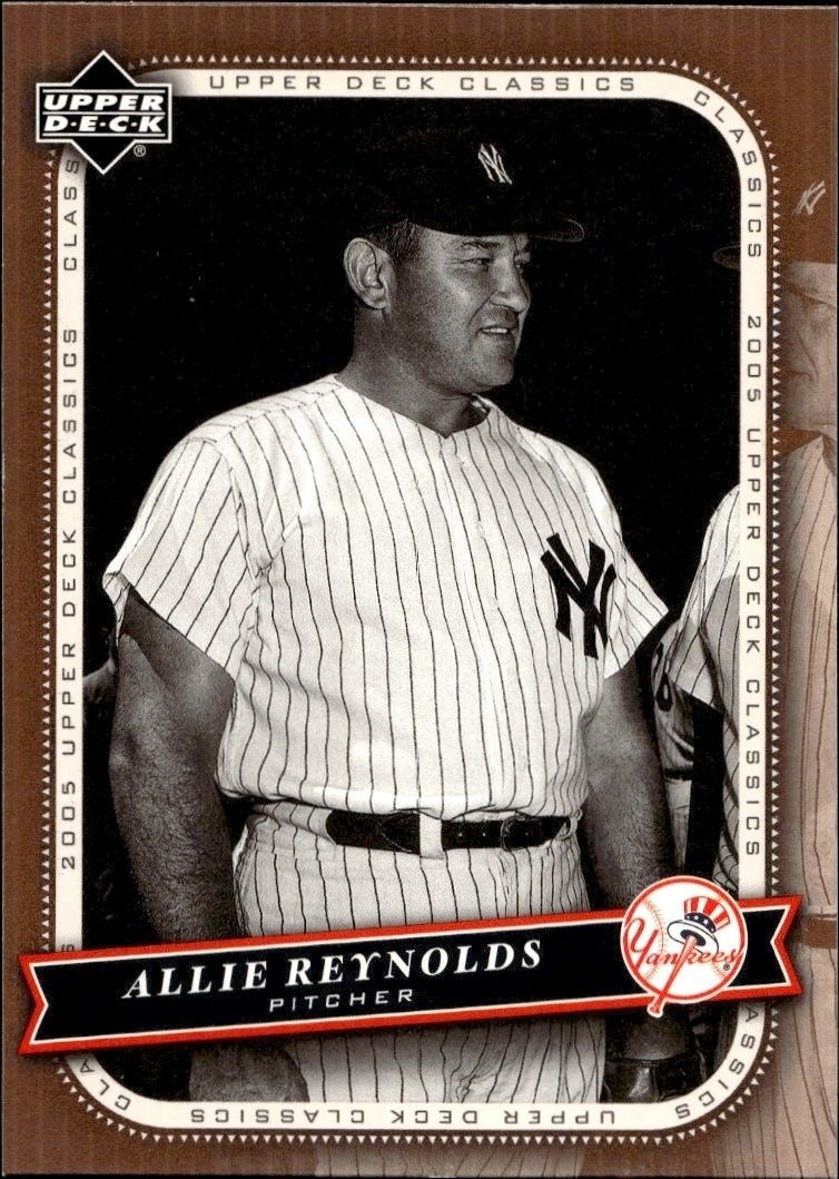 2005 Upper-Deck Classics Allie Reynolds #3 trading card
