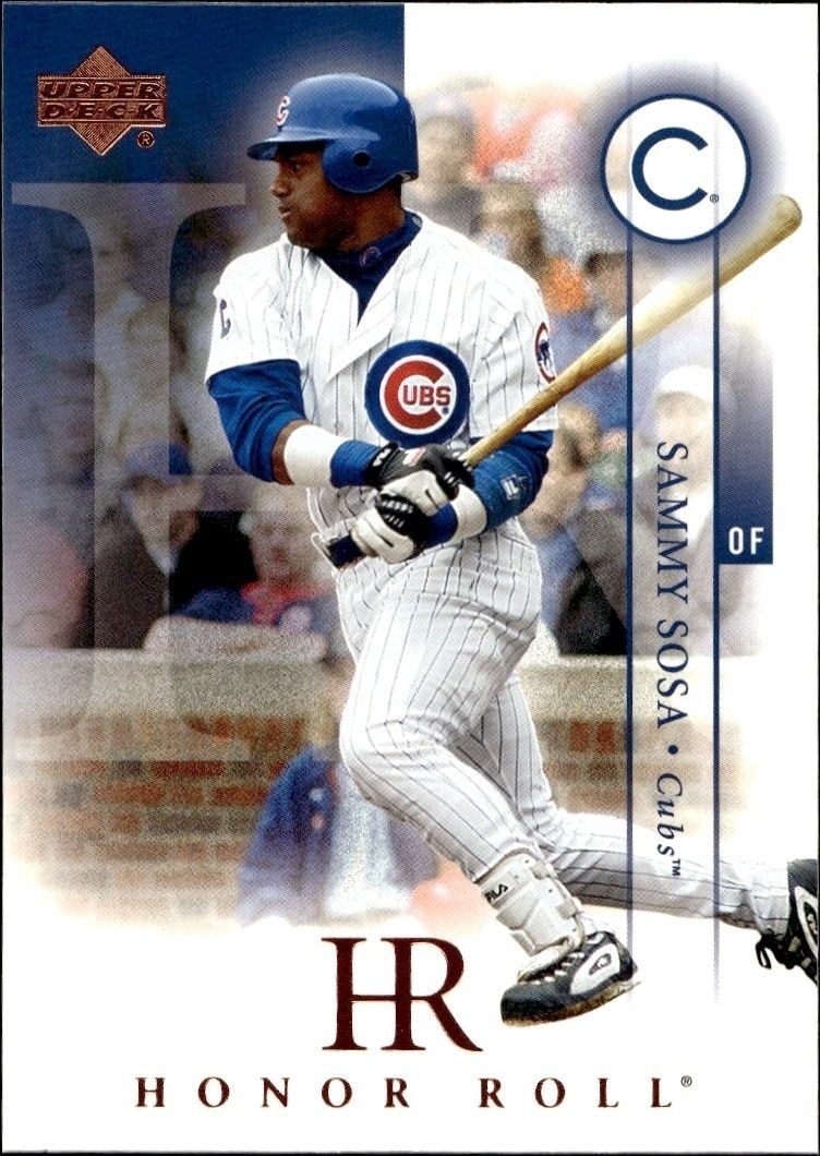 2003 Upper-Deck Honor Roll Sammy Sosa #27 trading card