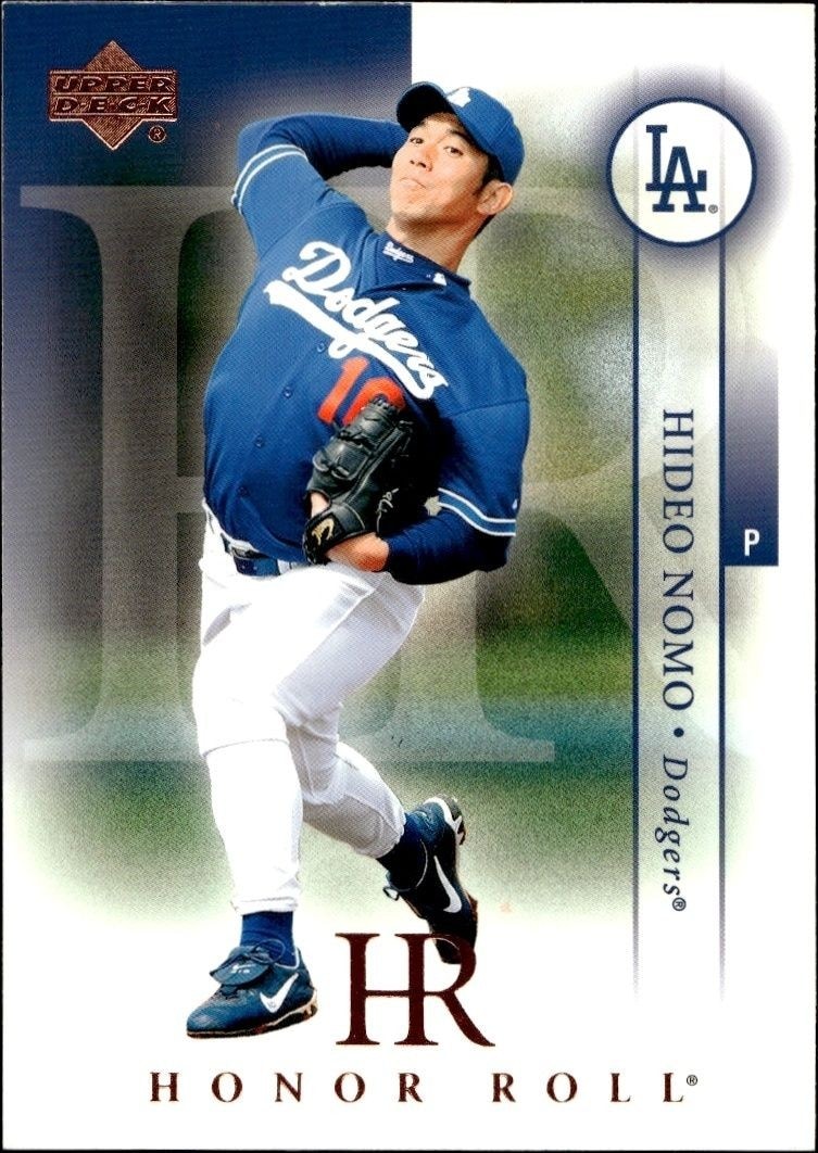 2003 Upper-Deck Honor Roll Hideo Nomo #70 trading card