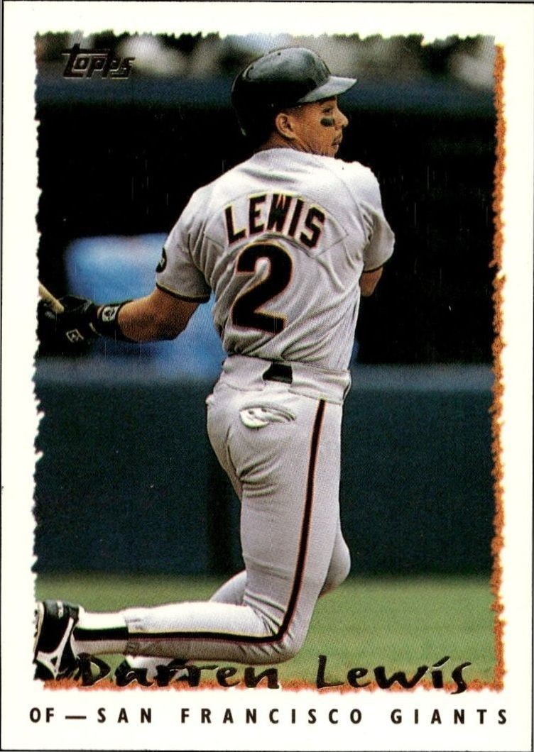 1995 Topps Darren Lewis #39 trading card