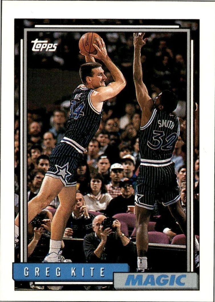 1992-93 Topps Greg Kite #332 trading card