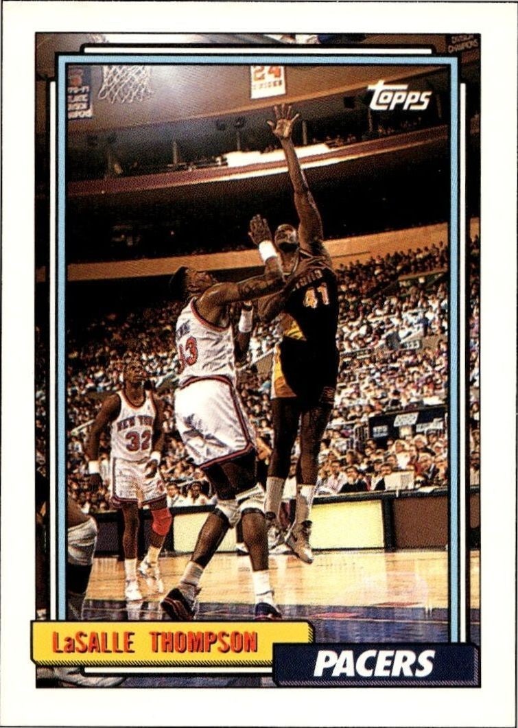 1992-93 Topps LaSalle Thompson #305 trading card