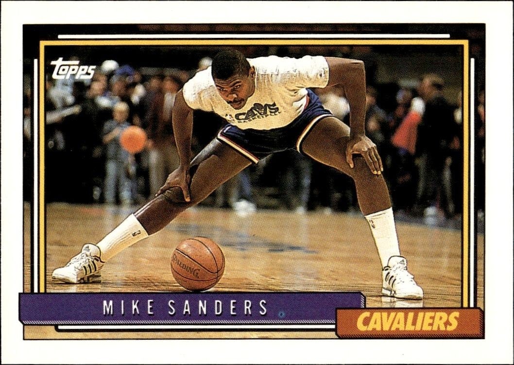 1992-93 Topps Mike Sanders #239 trading card