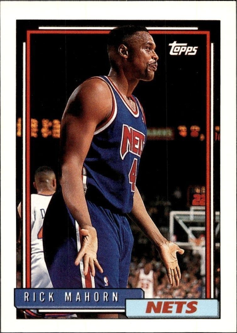 1992-93 Topps Rick Mahorn #388 trading card