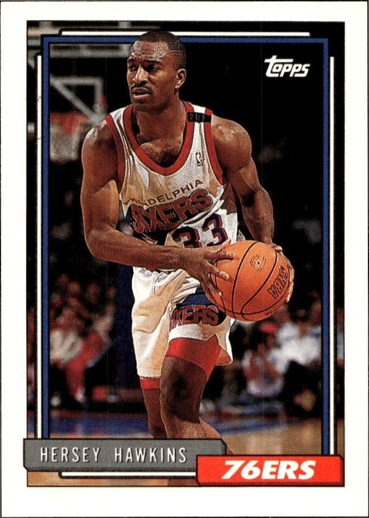 1992-93 Topps Hersey Hawkins #260 trading card