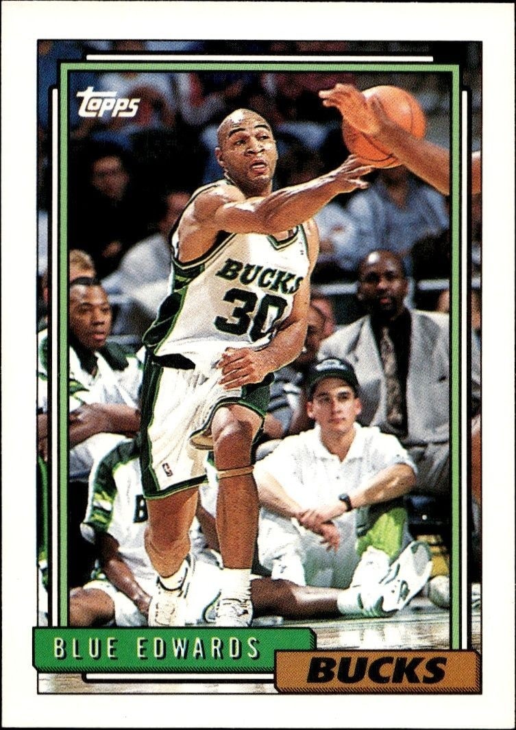 1992-93 Topps Blue Edwards #291 trading card