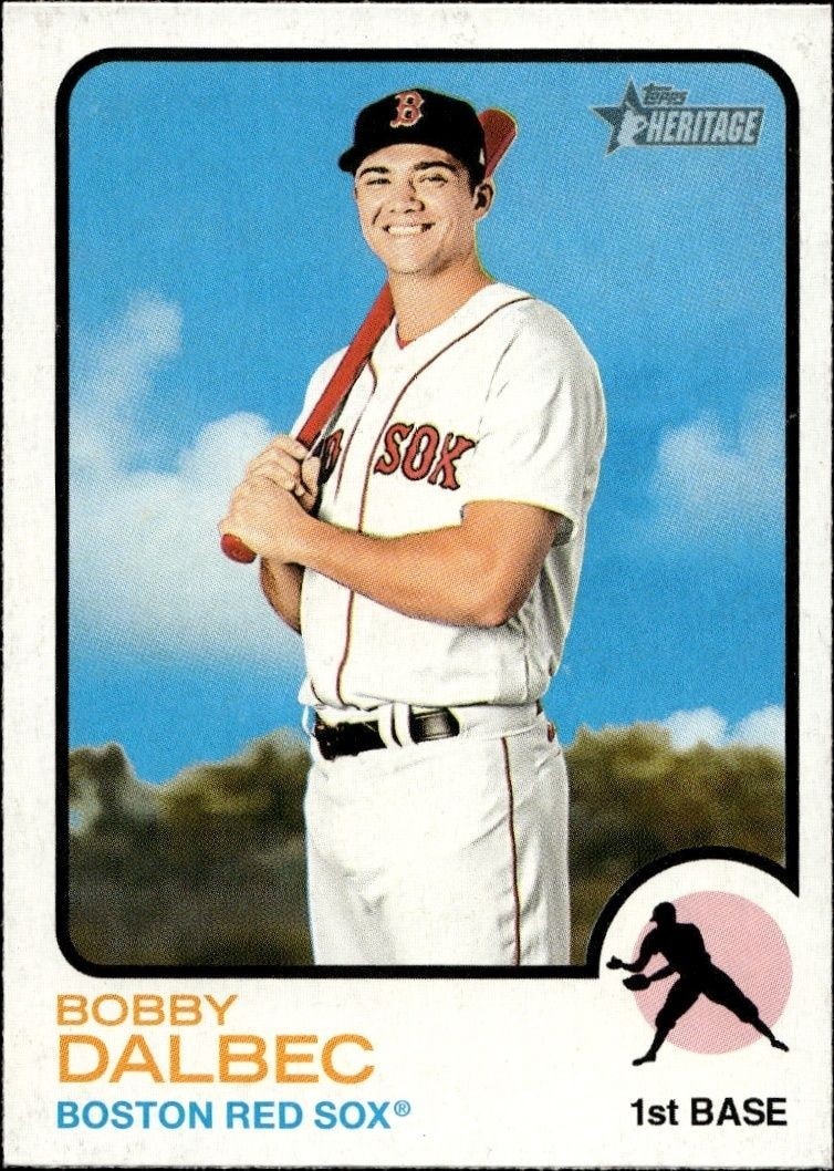 2022 Topps Heritage Bobby Dalbec #244 trading card