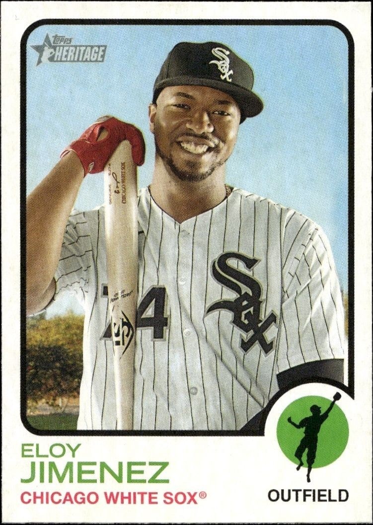 2022 Topps Heritage Eloy Jimenez #179 trading card