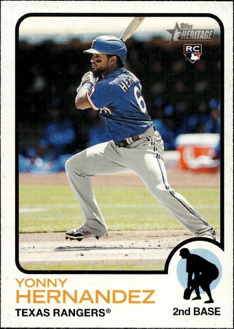 2022 Topps Heritage Yonny Hernandez #79 trading card