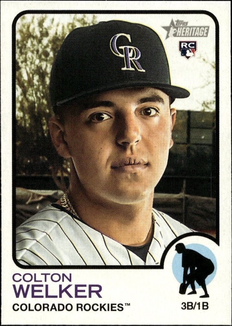 2022 Topps Heritage Colton Welker #281 trading card