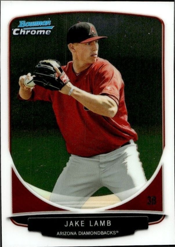 2013 Bowman Chrome Jake Lamb #264 trading card