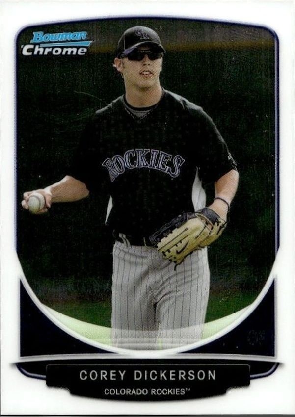 2013 Bowman Chrome Corey Dickerson #137 trading card