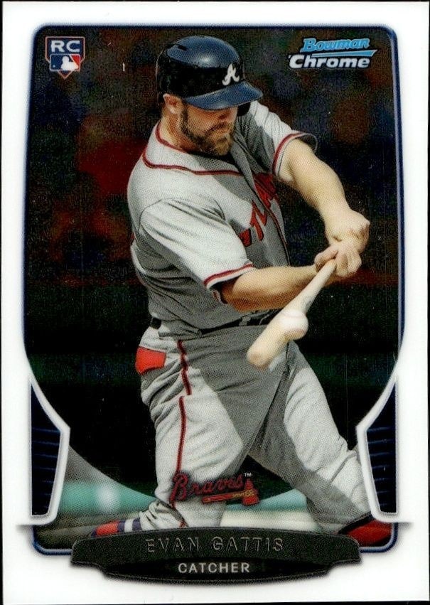 2013 Bowman Chrome Evan Gattis #319 trading card