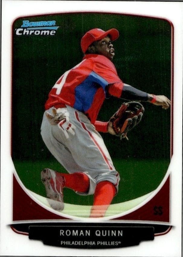 2013 Bowman Chrome Roman Quinn #117 trading card