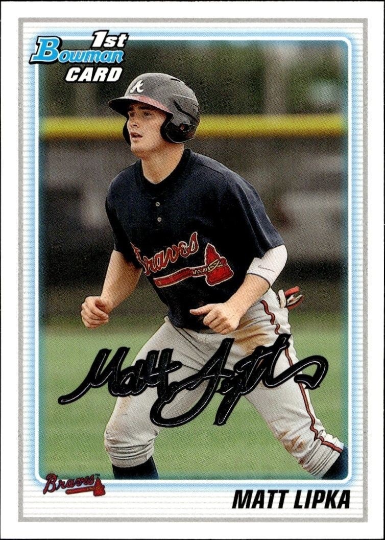 2010 Bowman Draft Picks & Prospects Matt Lipka #BDPP60 trading card