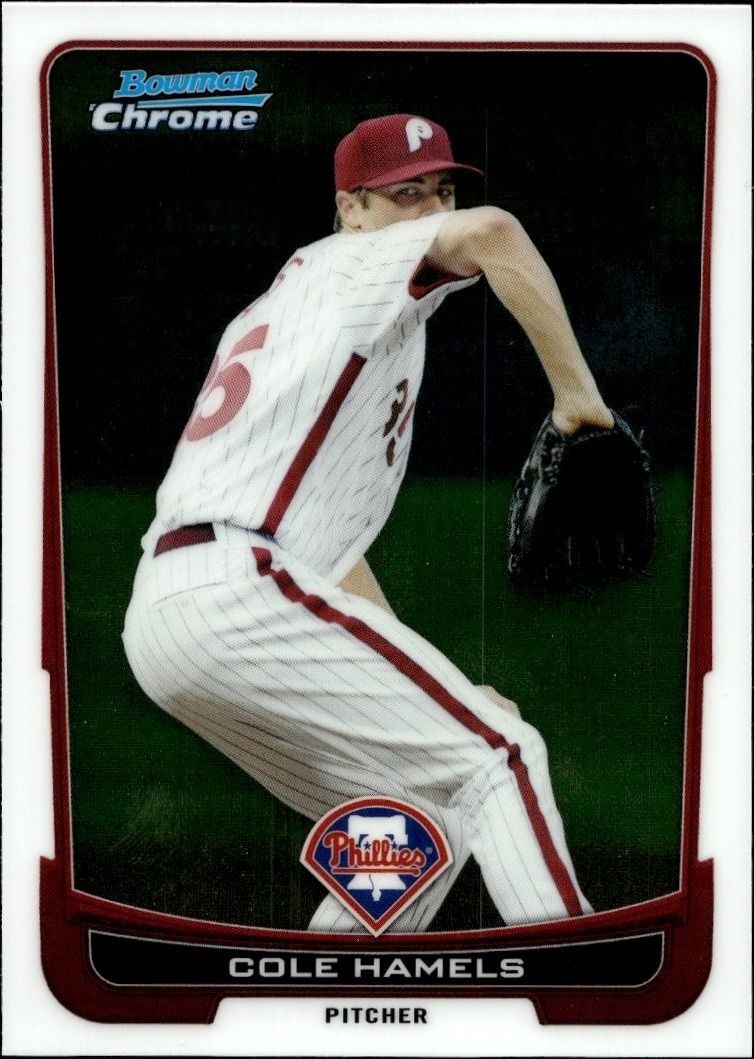 2012 Bowman Chrome Cole Hamels #31 trading card