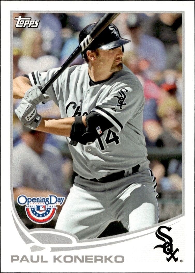2013 Topps Opening Day Paul Konerko #186 trading card