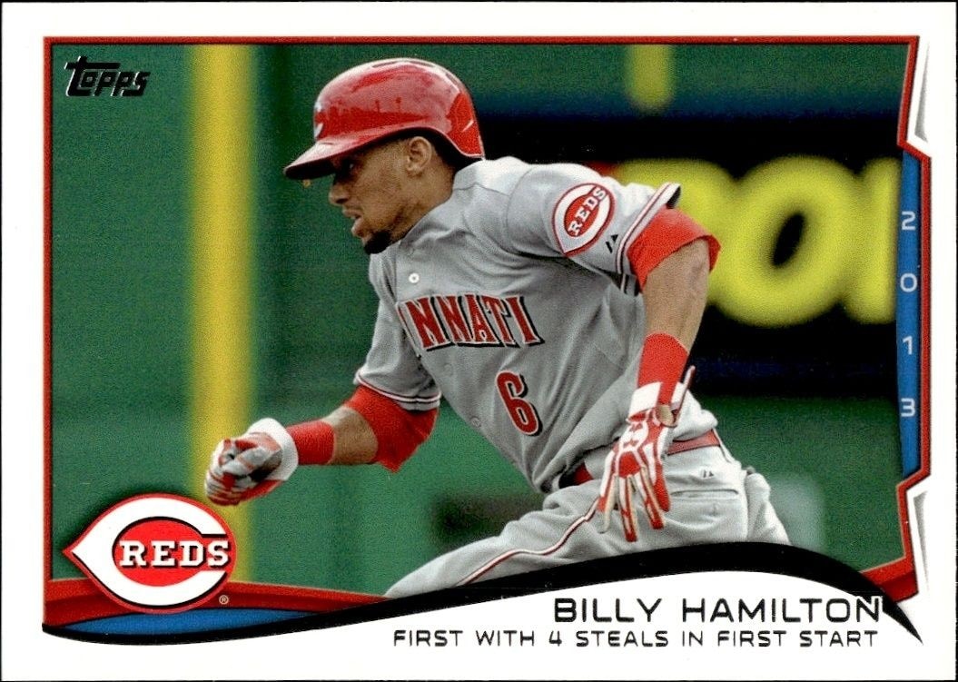 2014 Topps Billy Hamilton #478 trading card