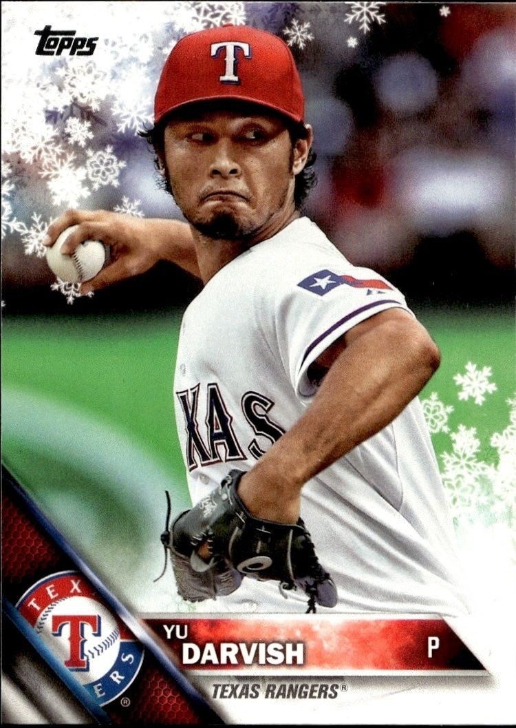 2016 Topps Holiday Yu Darvish #HMW114 trading card