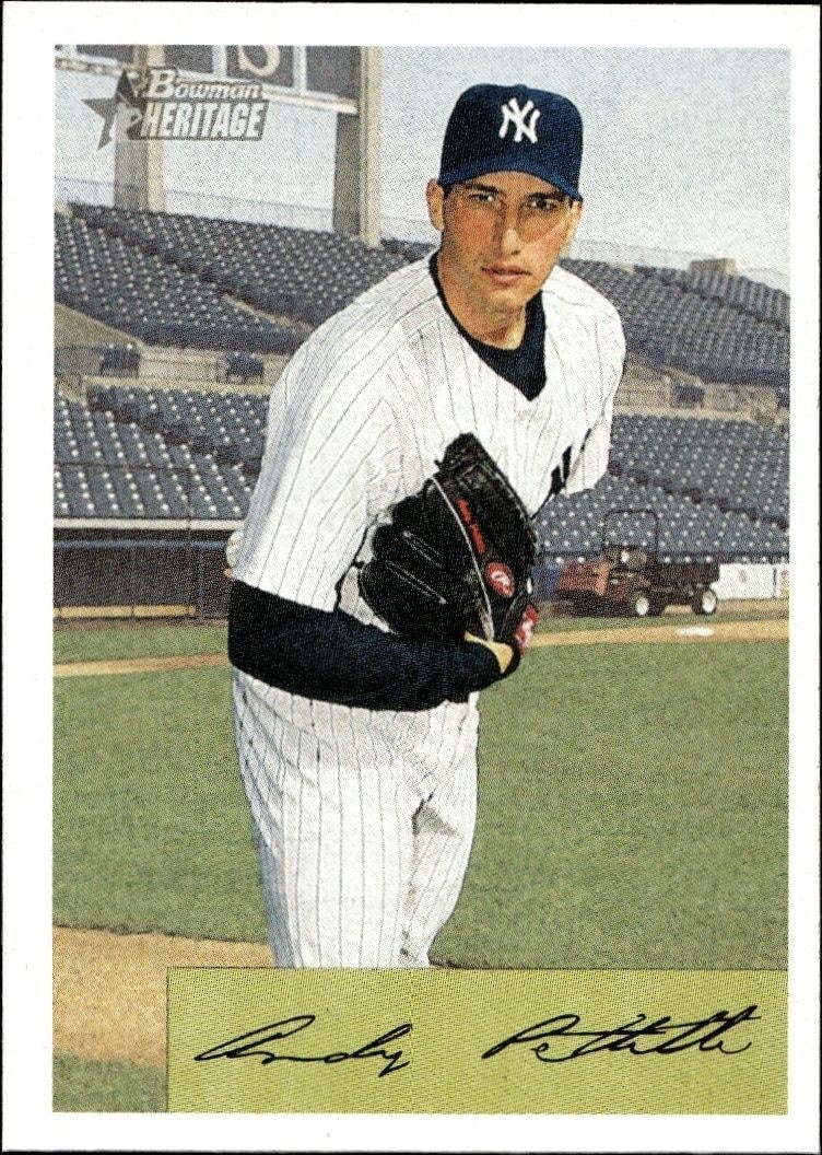 2002 Bowman Heritage Andy Pettitte #80 trading card