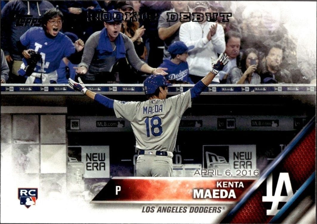 2016 Topps Update Series Kenta Maeda #US285 trading card