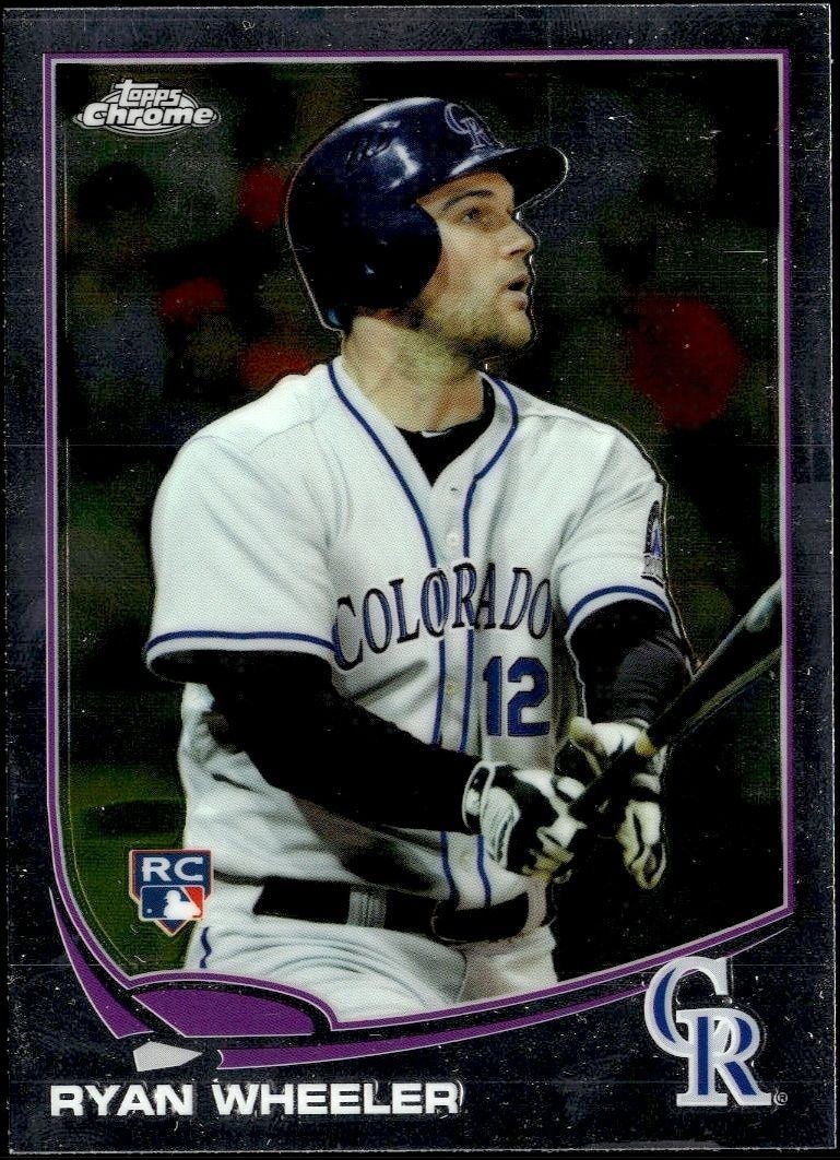 2013 Topps Chrome Ryan Wheeler #71 trading card