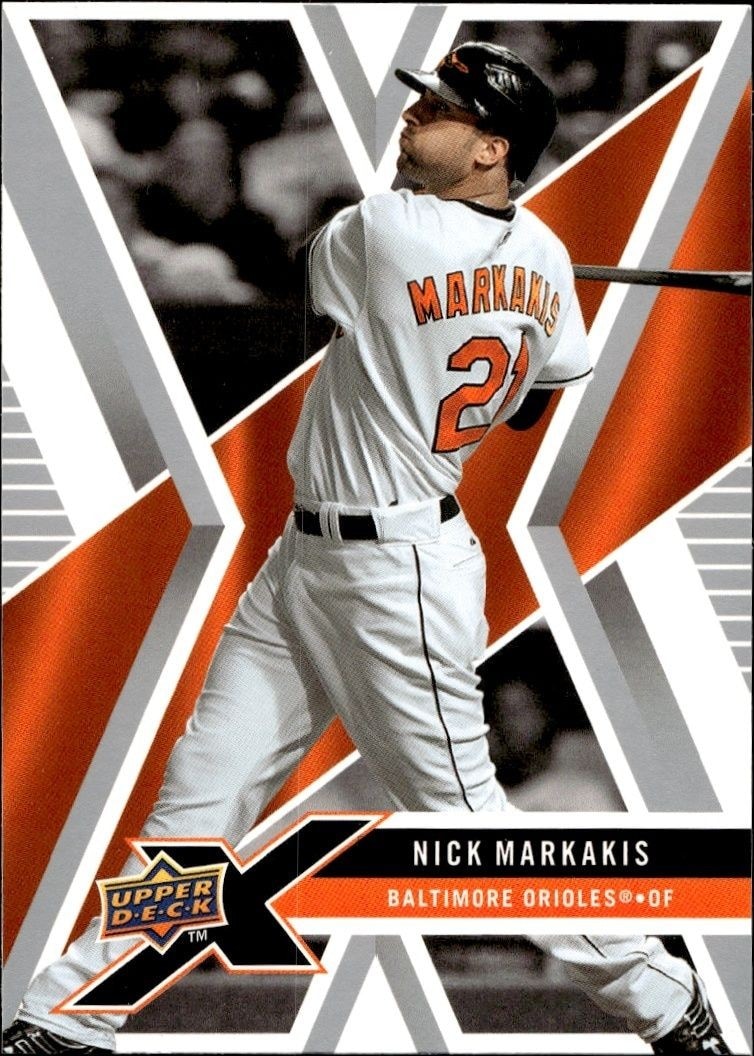 2008 Upper-Deck X Nick Markakis #10 trading card