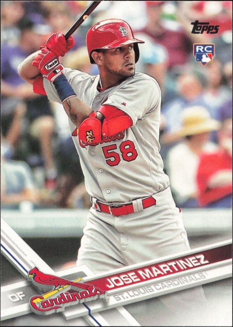2017 Topps Series 2 Jose Martinez #448 trading card